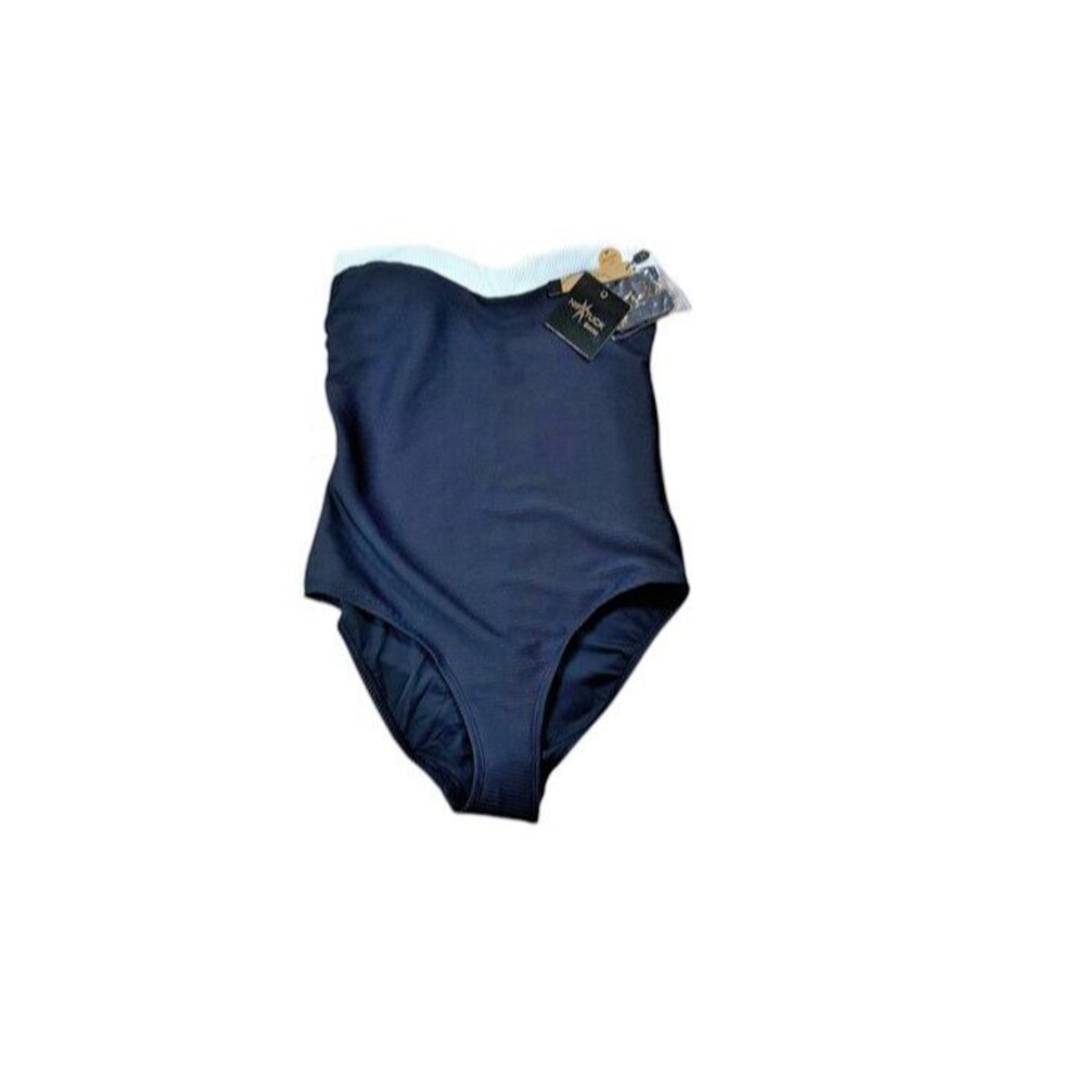 Nip tuck Niptuck Swim Womens Size 8 One Piece Swimsuit Strapless - Removable